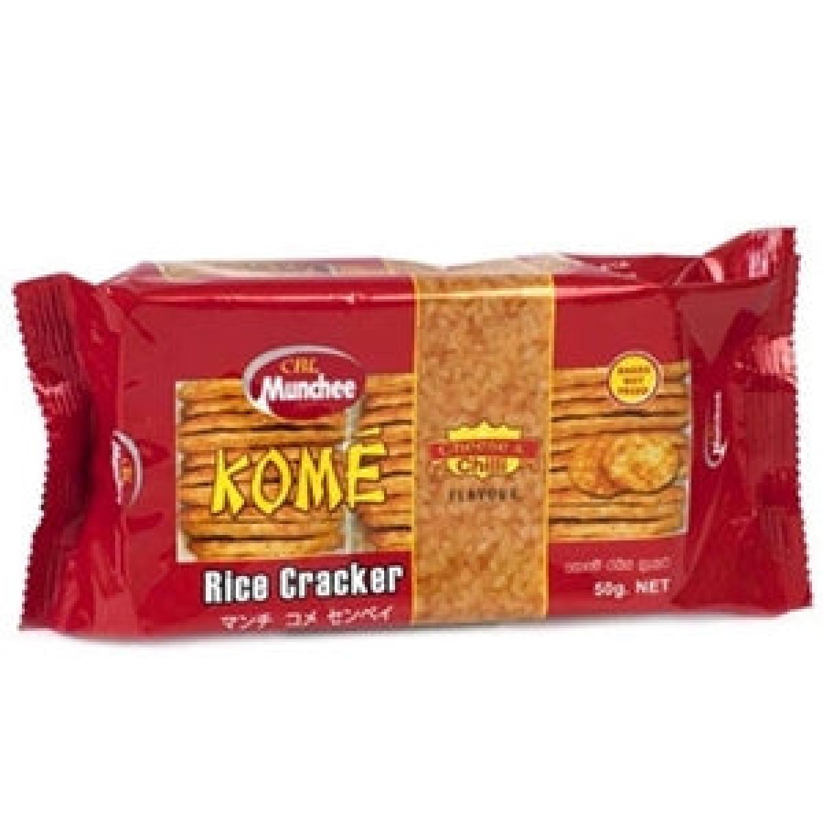 Kome Rice Crackers Cheese & Chilli Sugar-Free