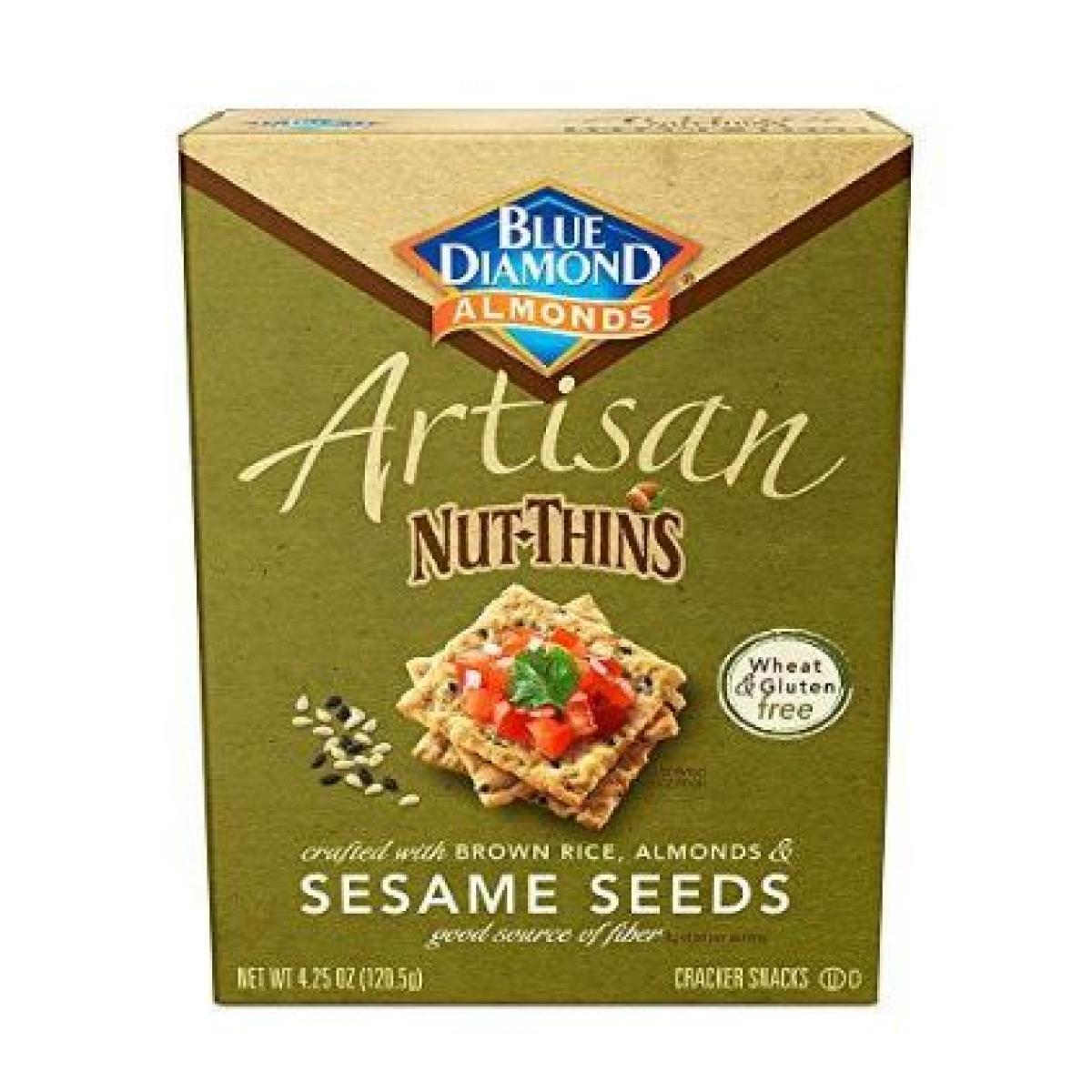 Almonds Artisan Nut-Thins Cracker Snacks