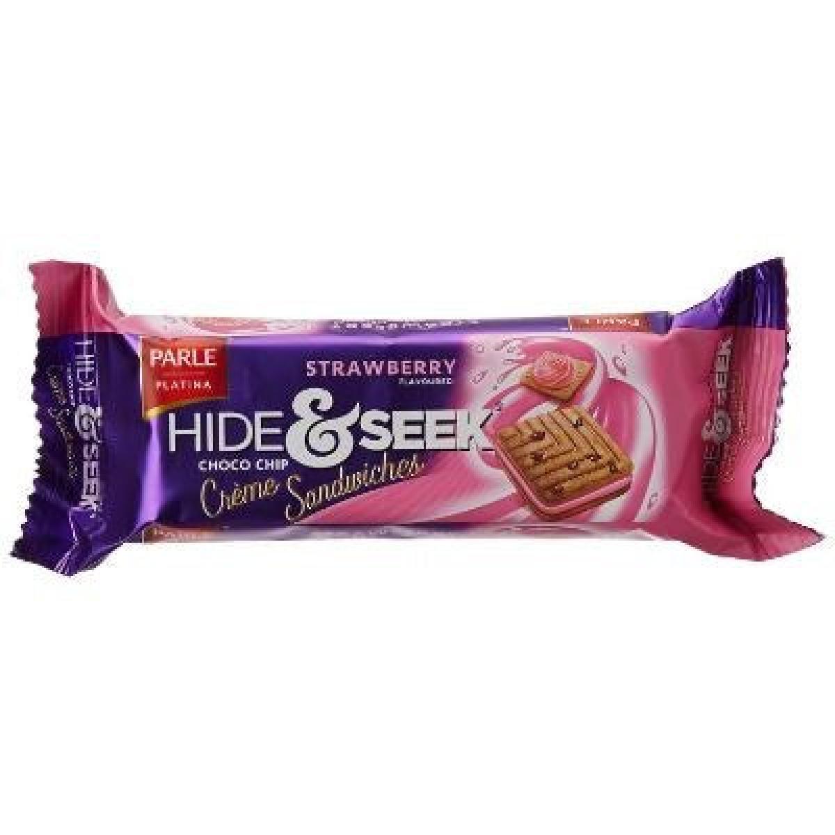 Platina Hide & Seek Strawberry Choco Chip Sandwich Cookies