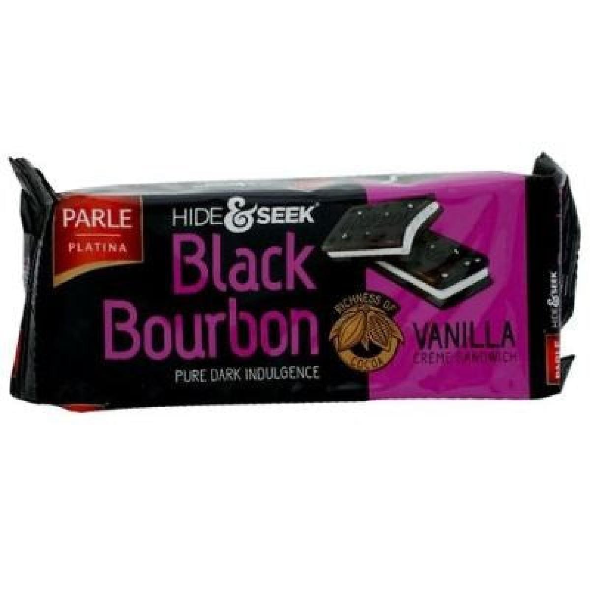 Platina Hide & Seek Black Bourbon Vanilla Cream Sandwich