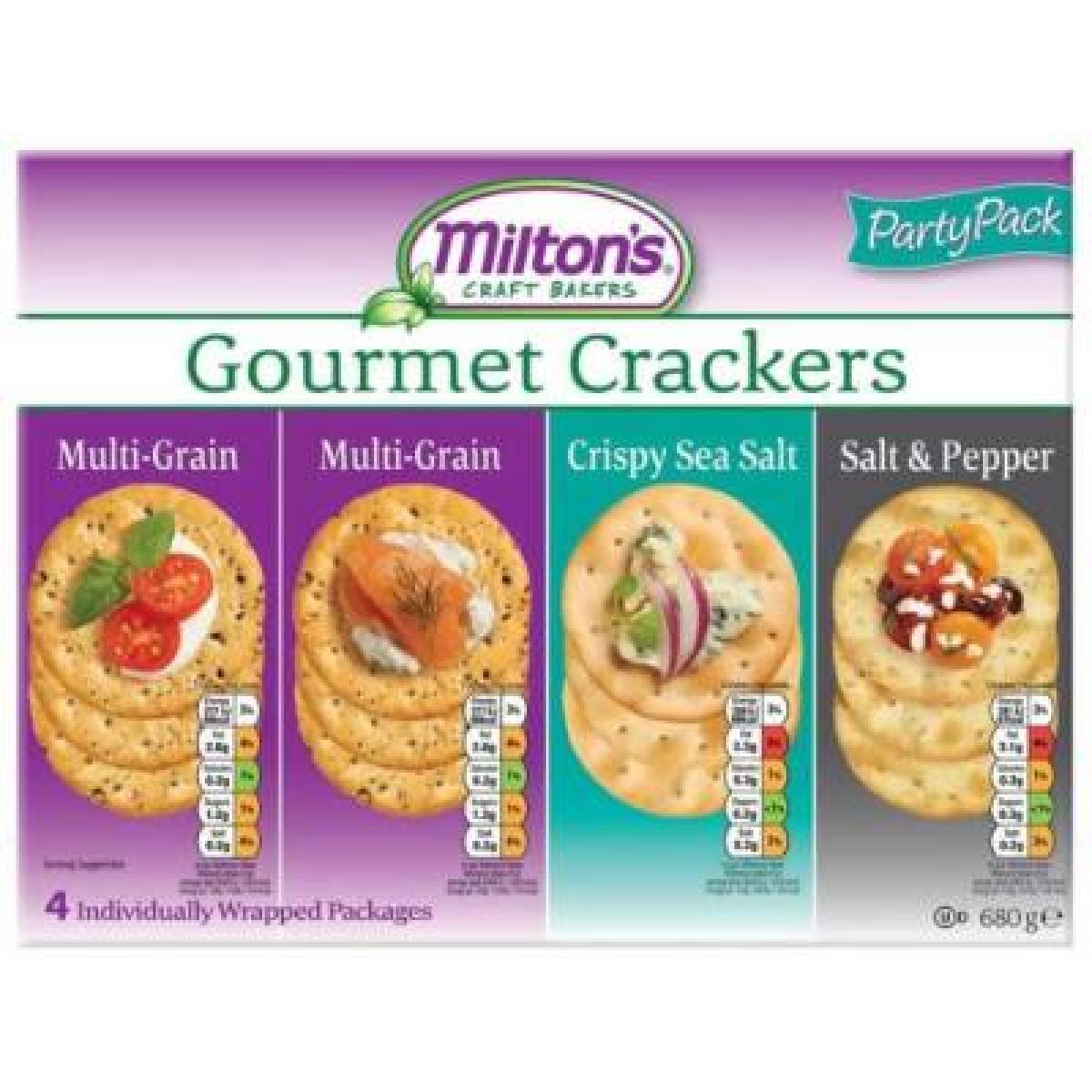 Organic Multi-Grain Gourmet Crackers