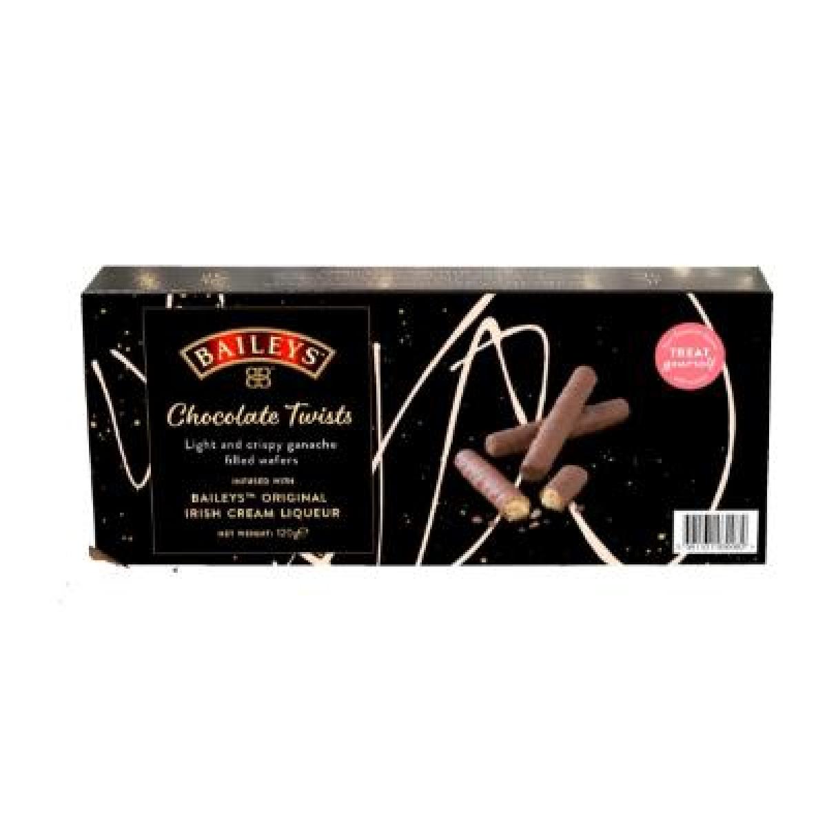 Irish Cream Infused Filled Wafers Chocolate Twists