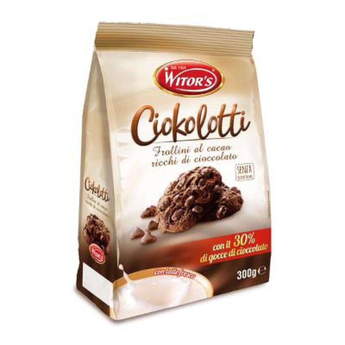 Ciokolotti Frollini Latte Fond Dark Cookies