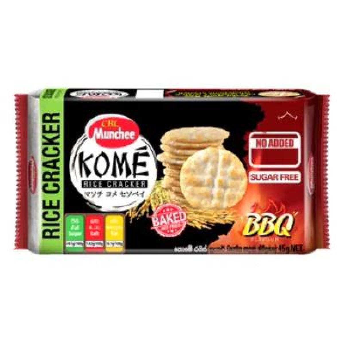 Kome BBQ Flavour Rice Cracker Sugar Free