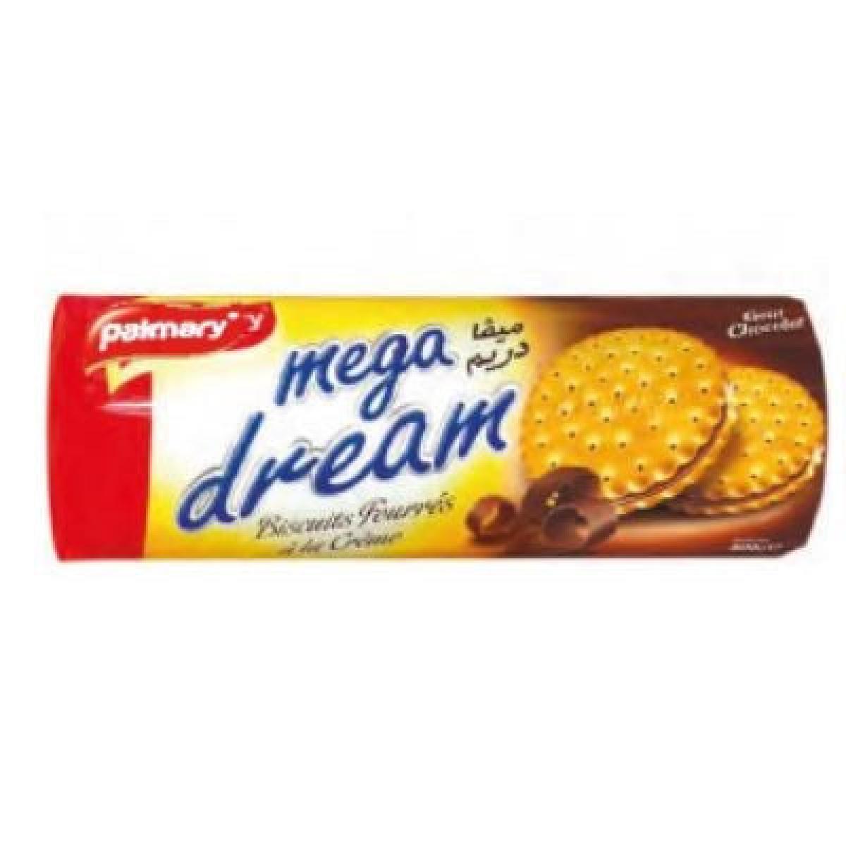 Mega Dream Cream Filled Biscuits Chocolate