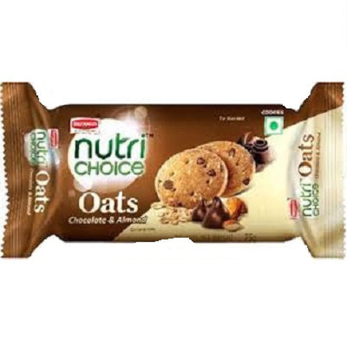 Nutri Choice Choco & Almond Oats Cookies