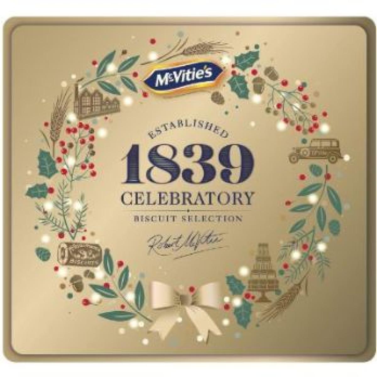 1839 Celebratory Biscuit Selection Tin