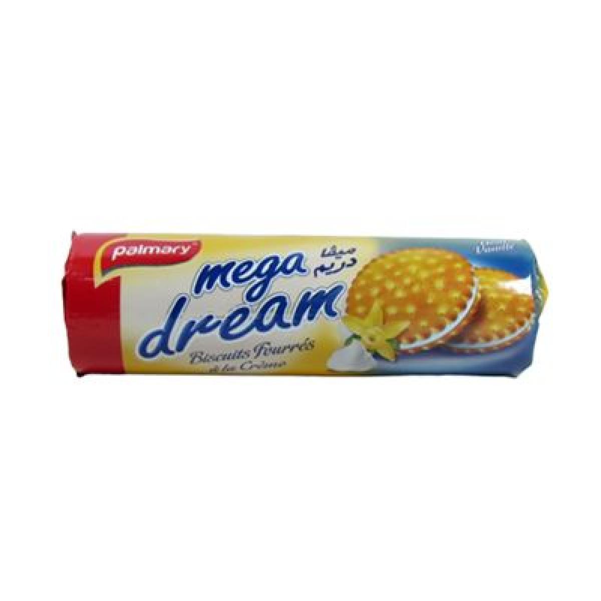 Mega Dream Cream Filled Biscuits Vanilla