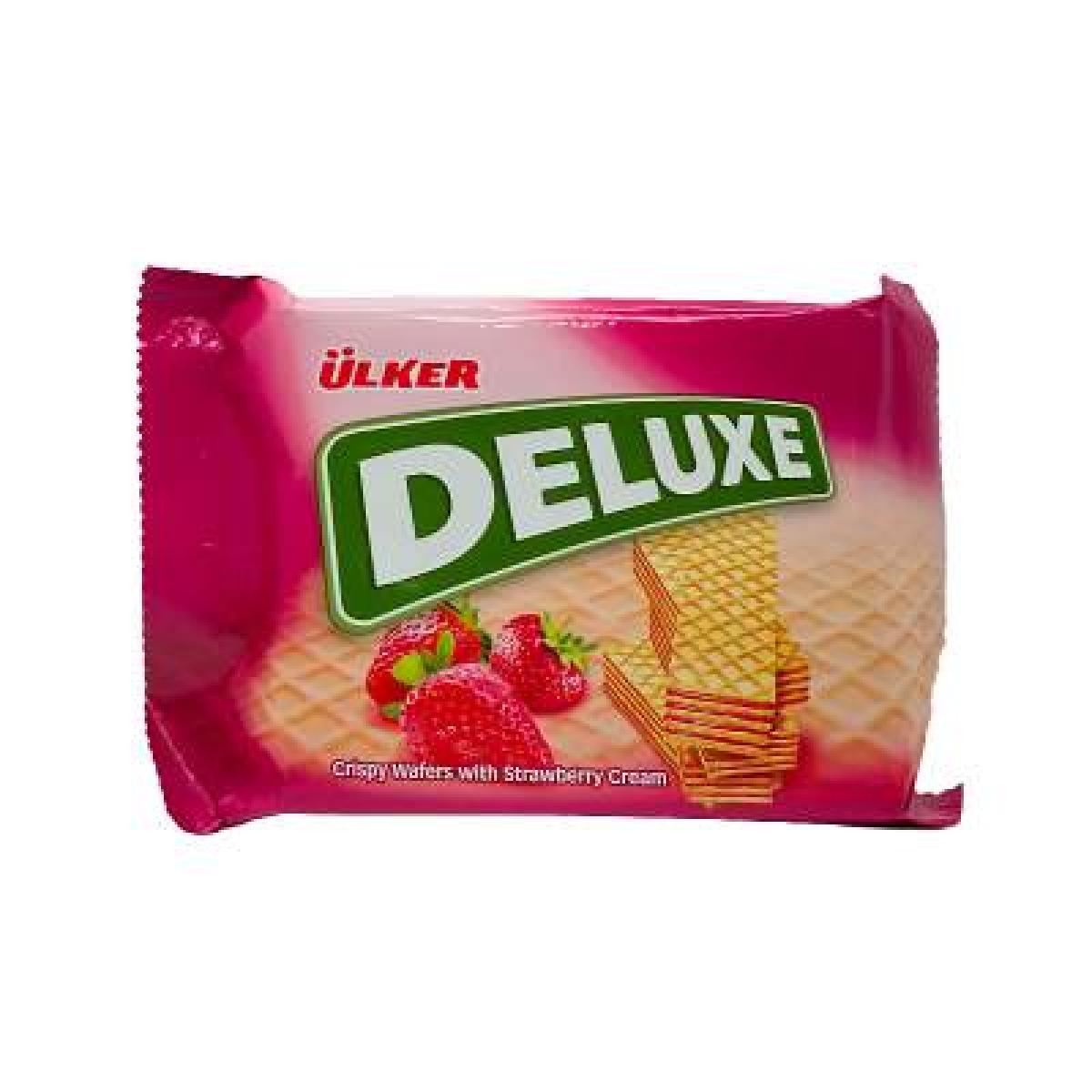 Deluxe Crispy Wafers With Strawberry Cream