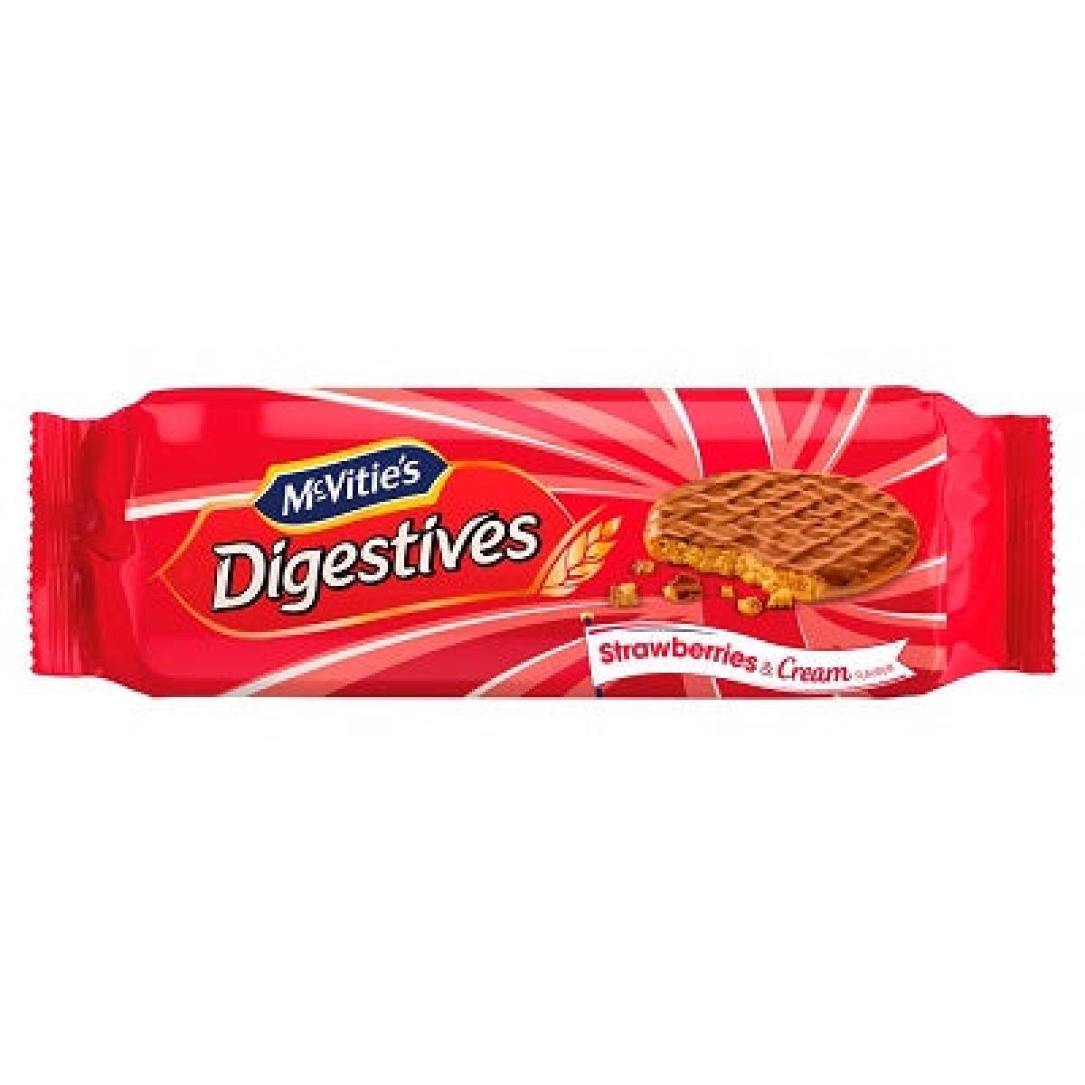 Digestive Strawberry & Cream Biscuit