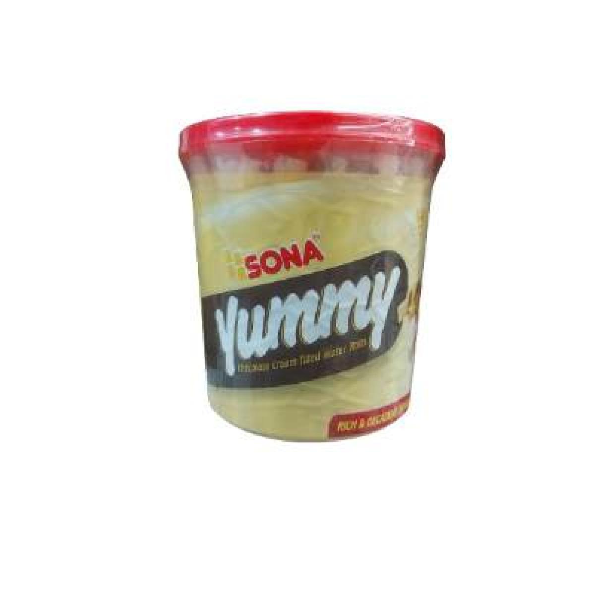 Yummy Chocolate Cream Filled Wafer Rolls