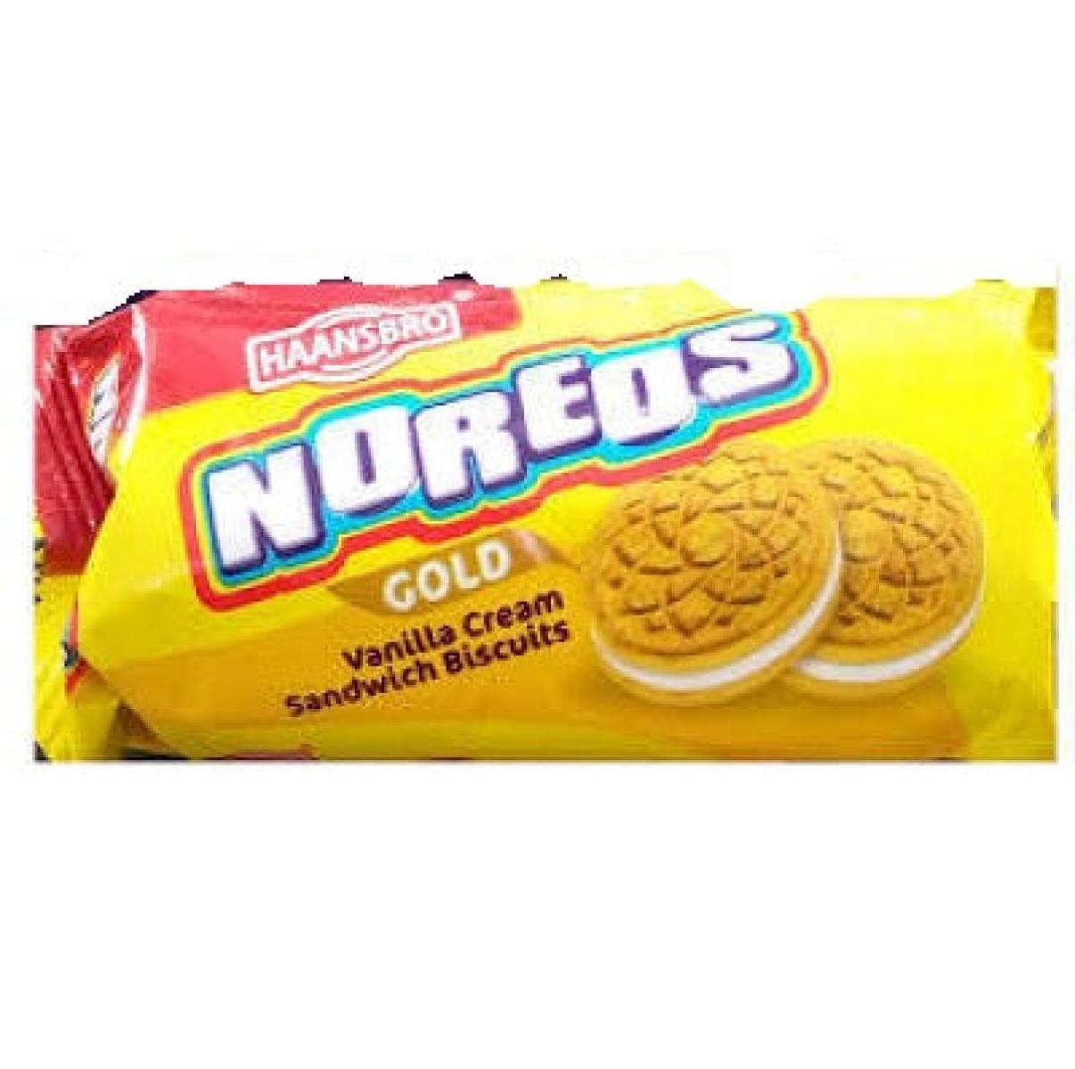 Noreos Gold Vanilla Cream Biscuits