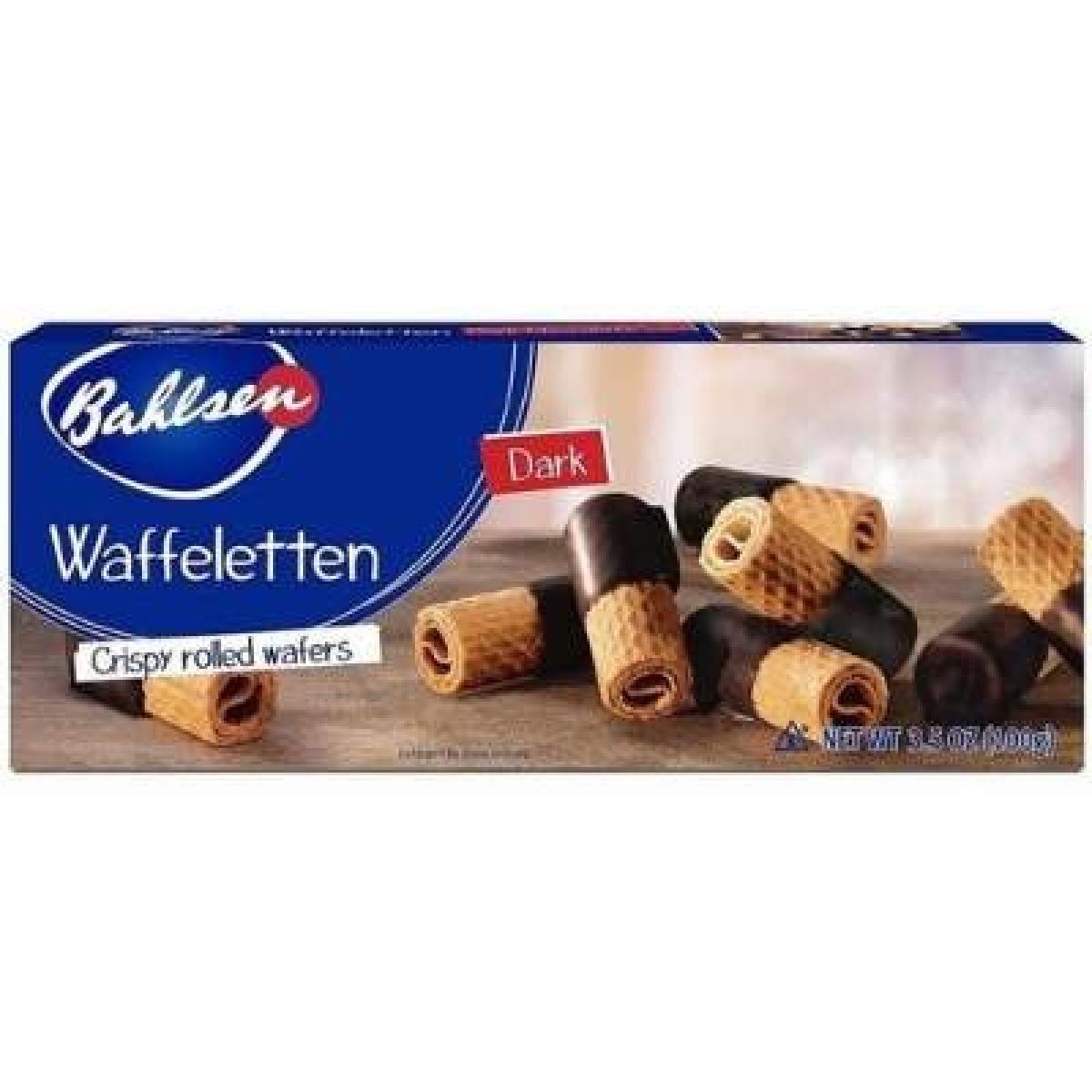 Dark Chocolate Coated Wafer Rolls