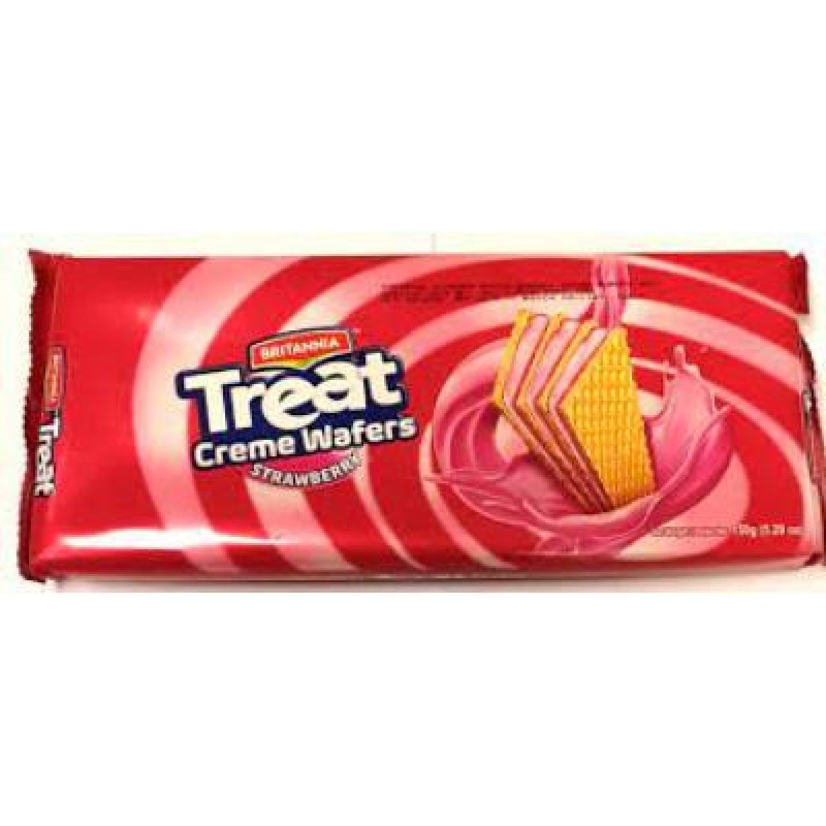 Treat Strawberry Cream Wafers