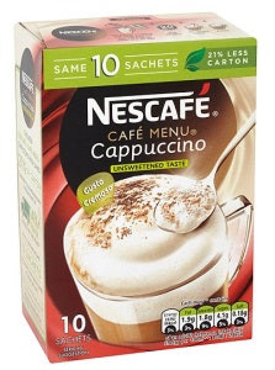 Cappuccino Unsweetened 142 g 10 Sachets