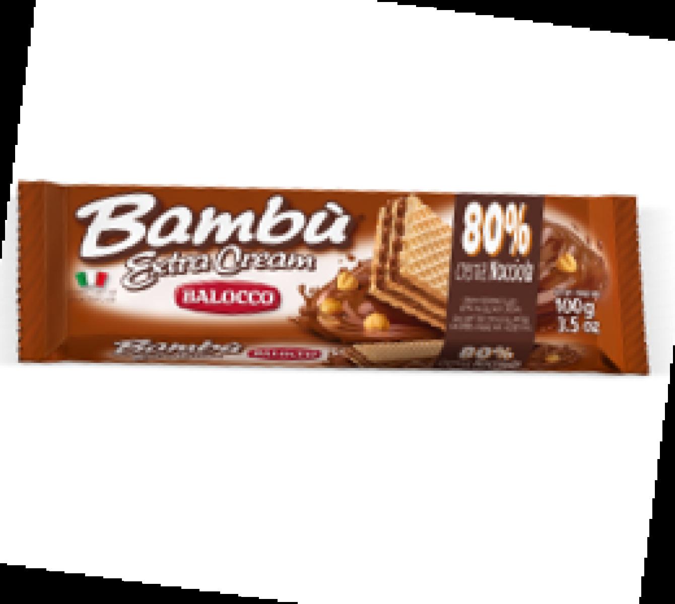 Bambu Extra Cream Crispy Wafers Filled With Cocoa Cream