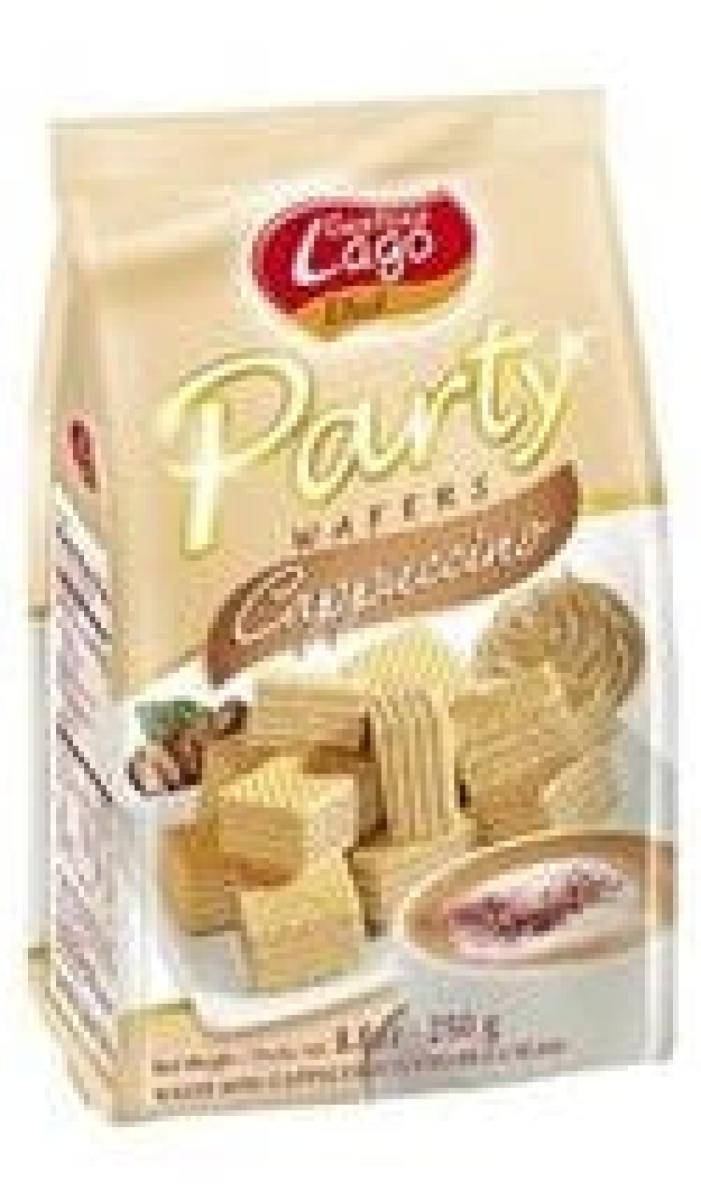 Gastone Lago Party Wafers With Cappuccino Flavour Cream