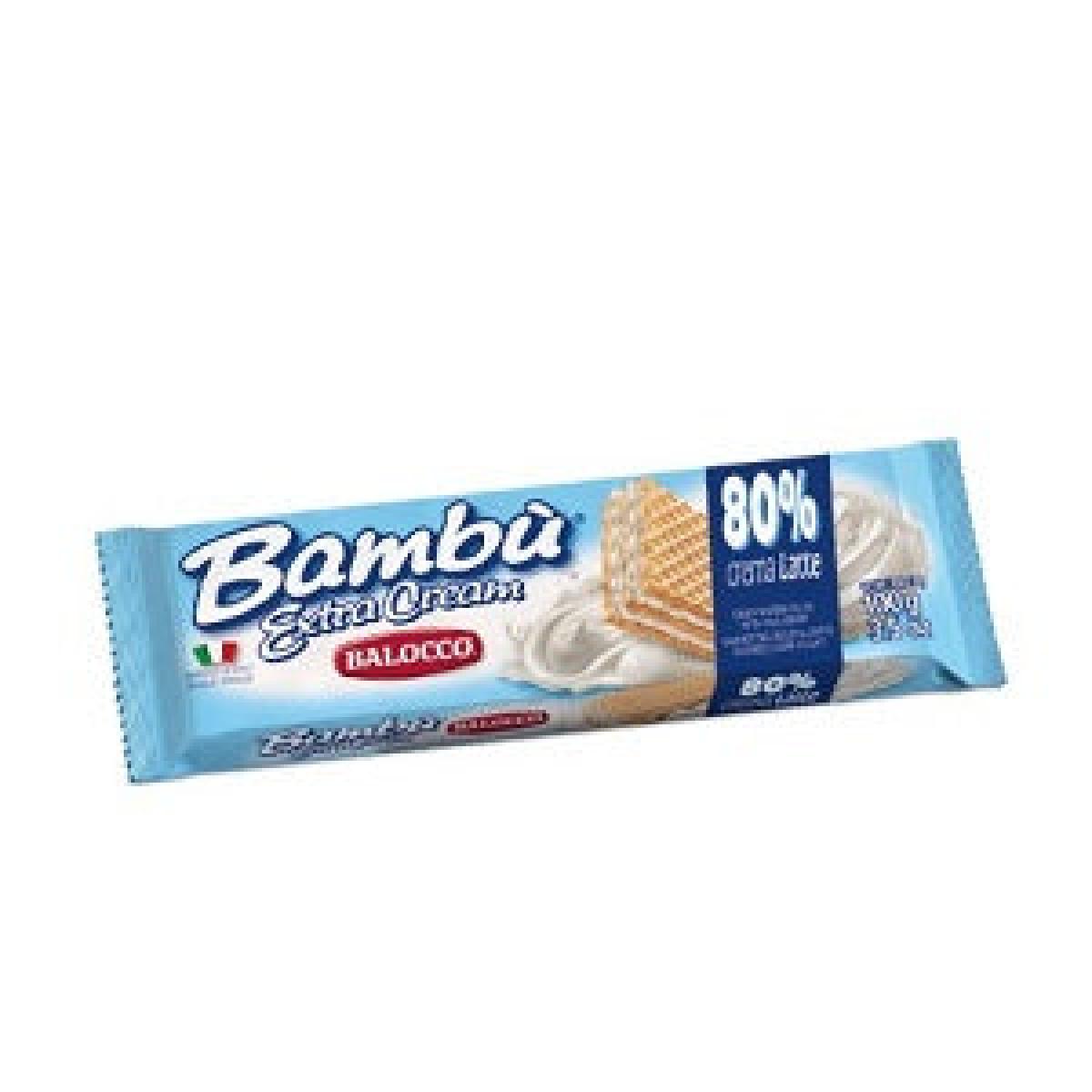 Bambu Extra Cream Crispy Wafers Filled With Milk Cream
