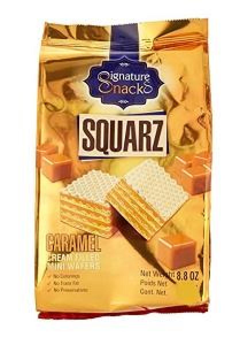 Squarz Caramel Cream Filled Mini Wafers