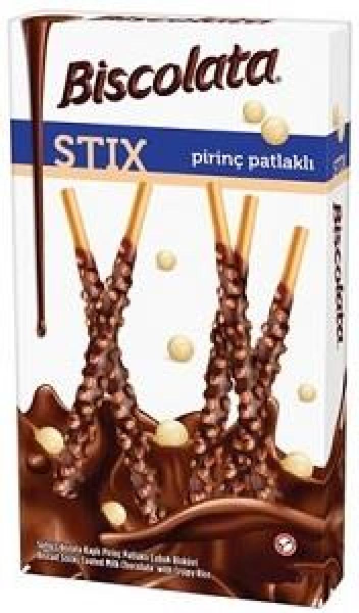 Stix Coated Milk Chocolate With Crispy Rice