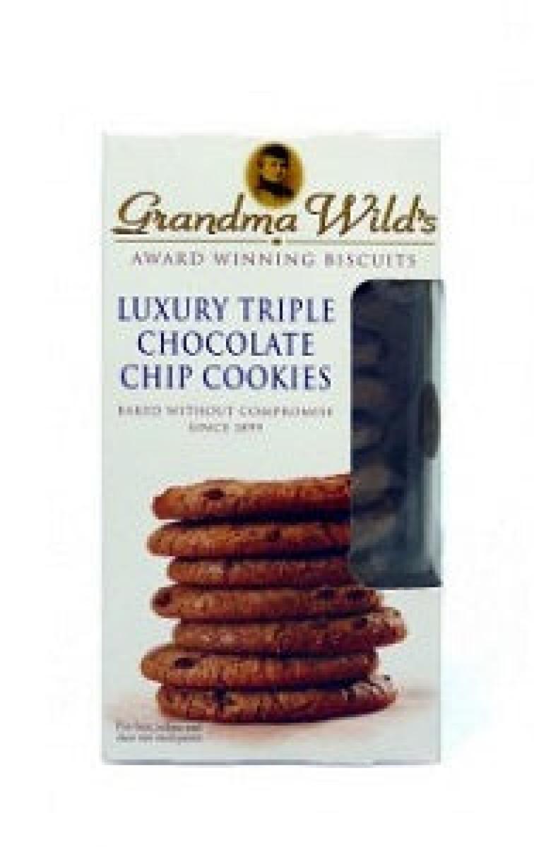 Luxury Triple Chocolate Chip Cookies