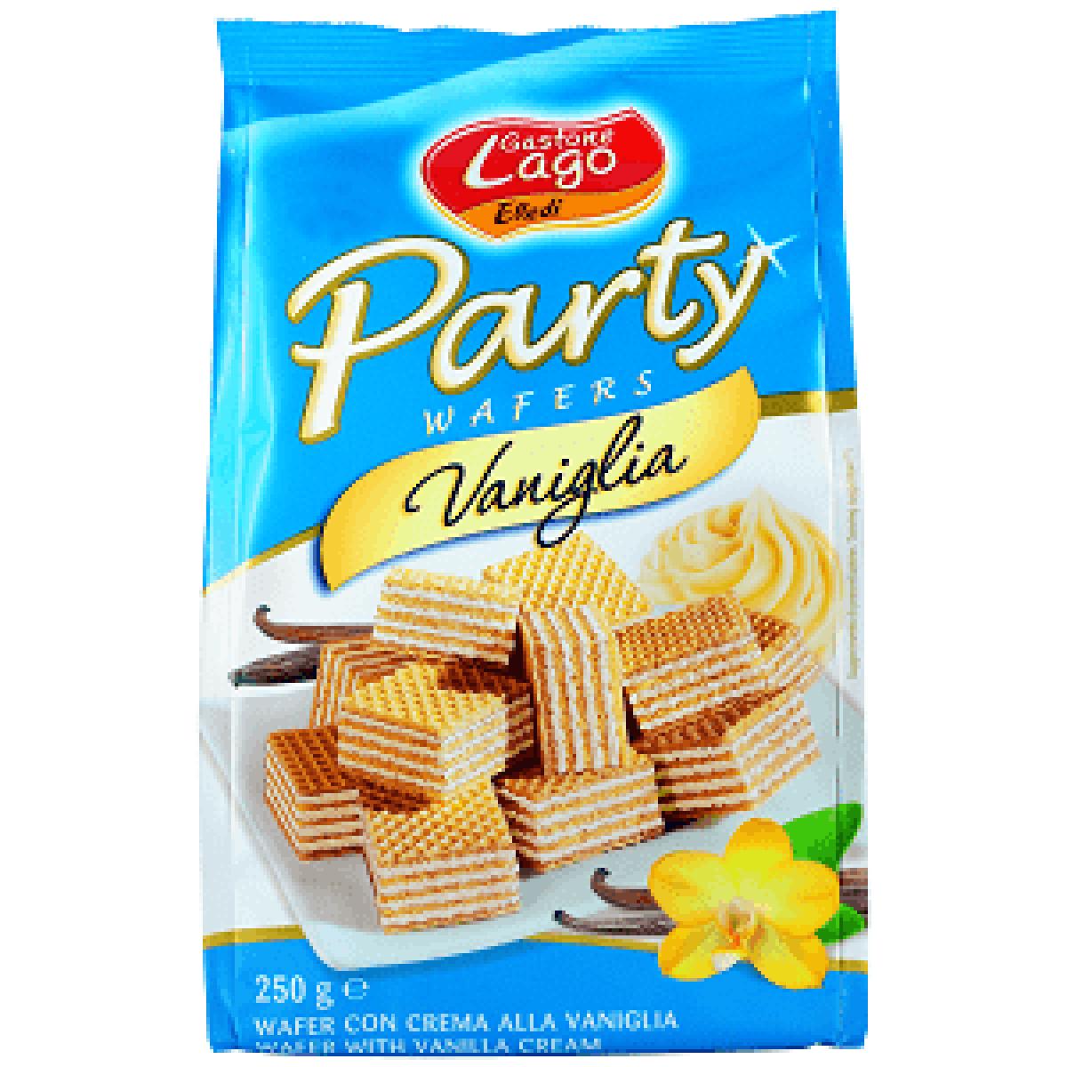 Gastone Lago Party Wafers With Vanilla Cream