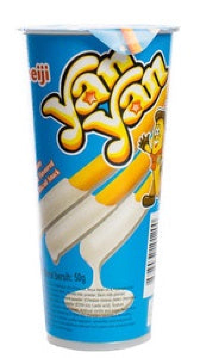 Yan Yan Biscuit Snack Dipped in Vanilla Cream