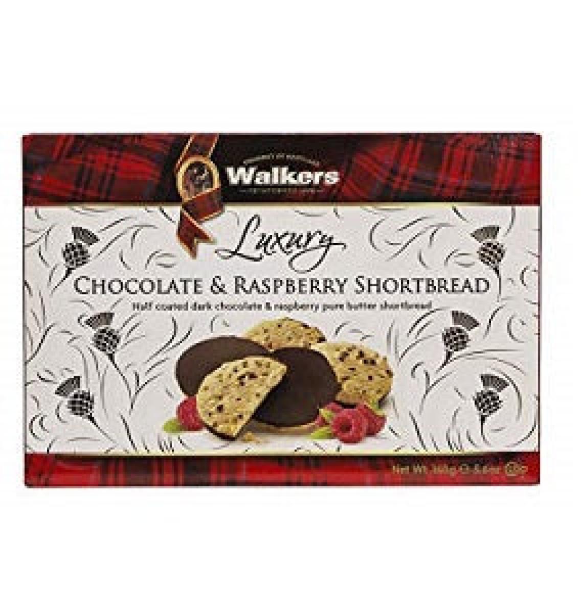 Luxury Chocolate & Raspberry Shortbread