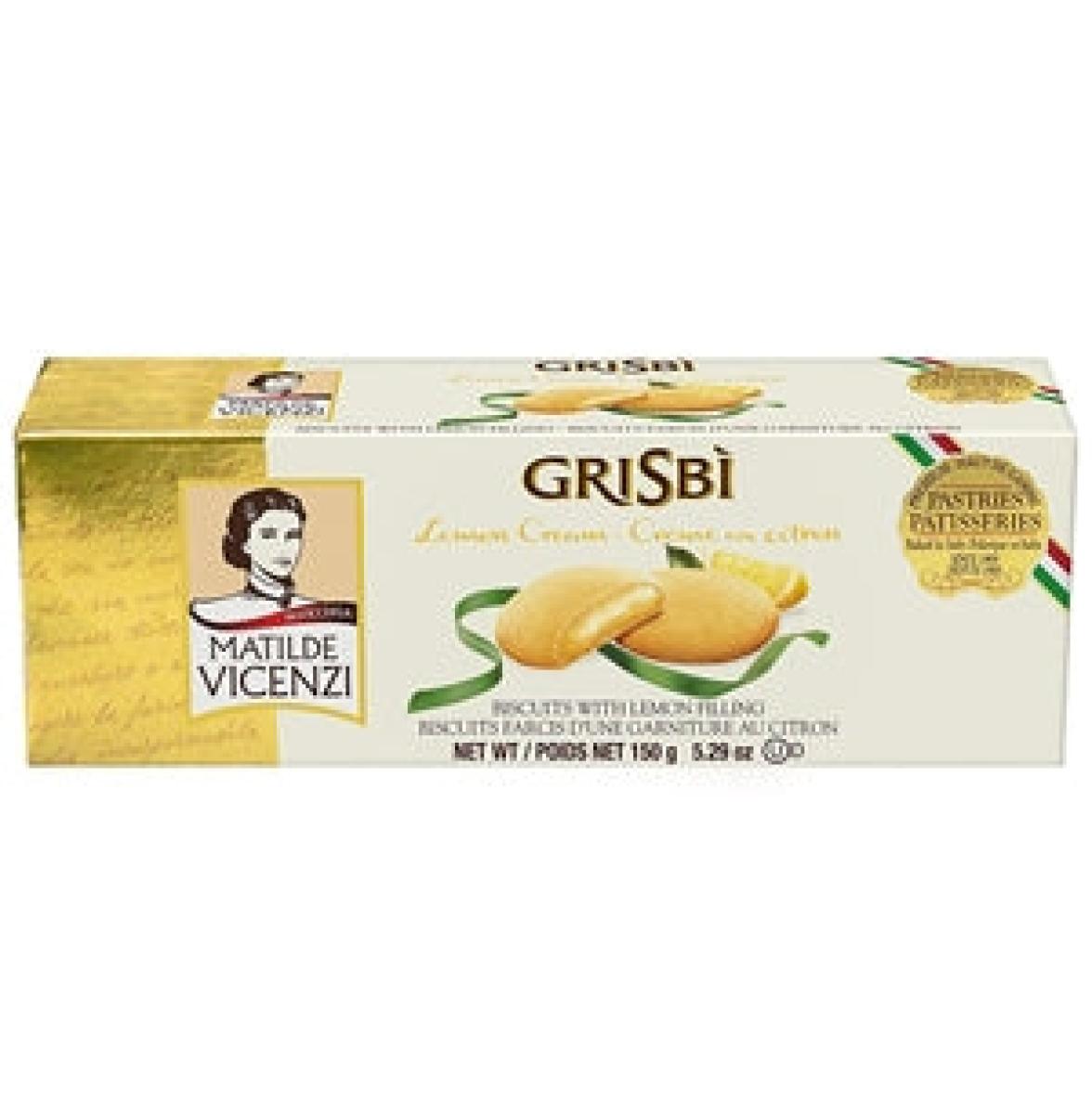 Grisbi Lemon Cream Biscuits