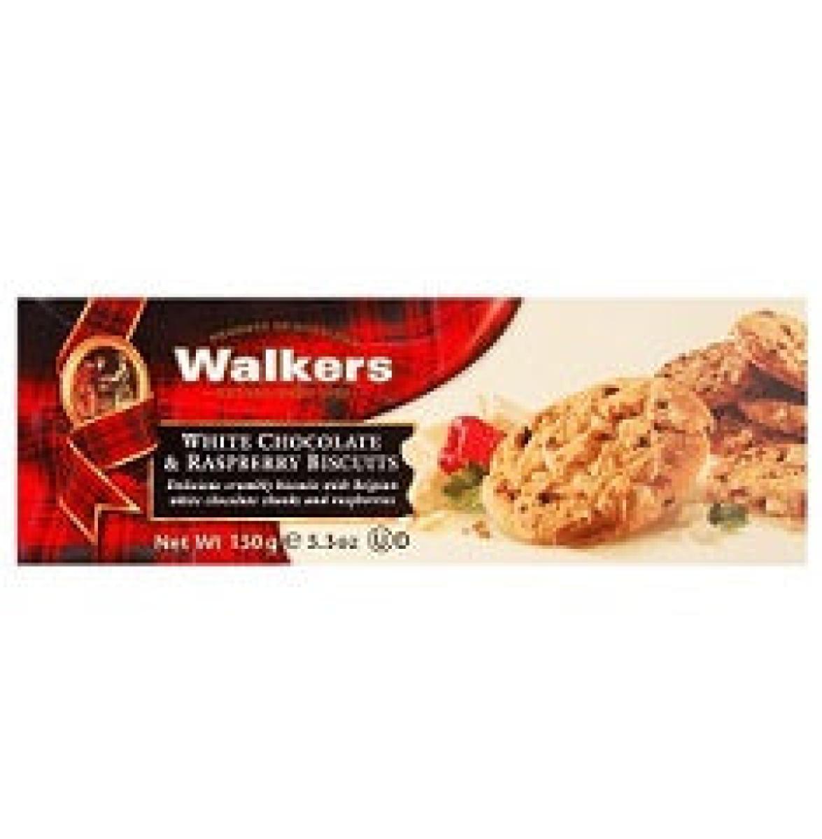 White Choclate & Raspberry Biscuits