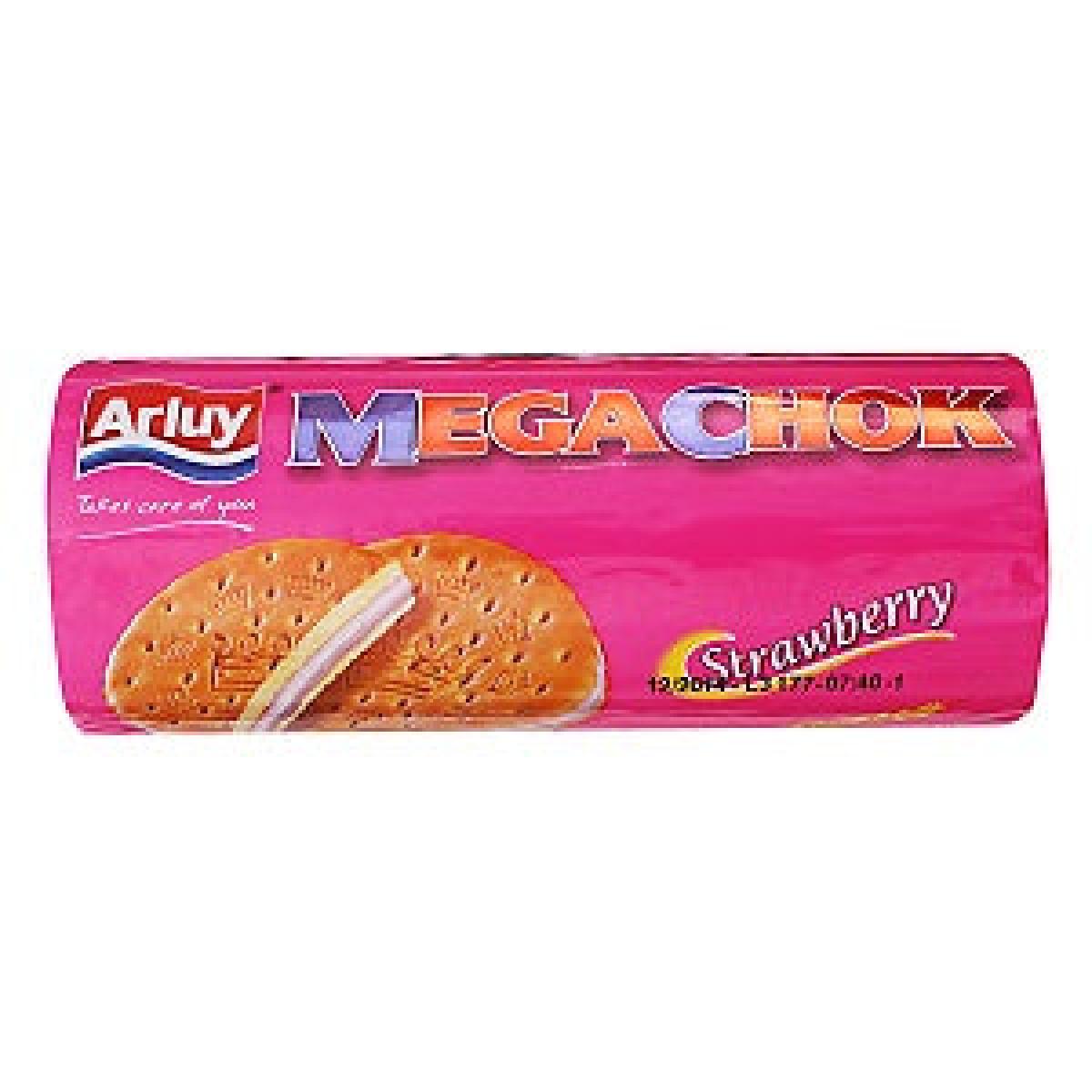 Megachok Strawberry Flavour Biscuits