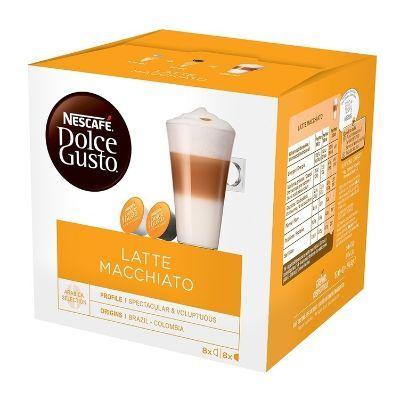 Dolce Gusto Latte Macchiato x8 Milk, x8 Coffee Capsules