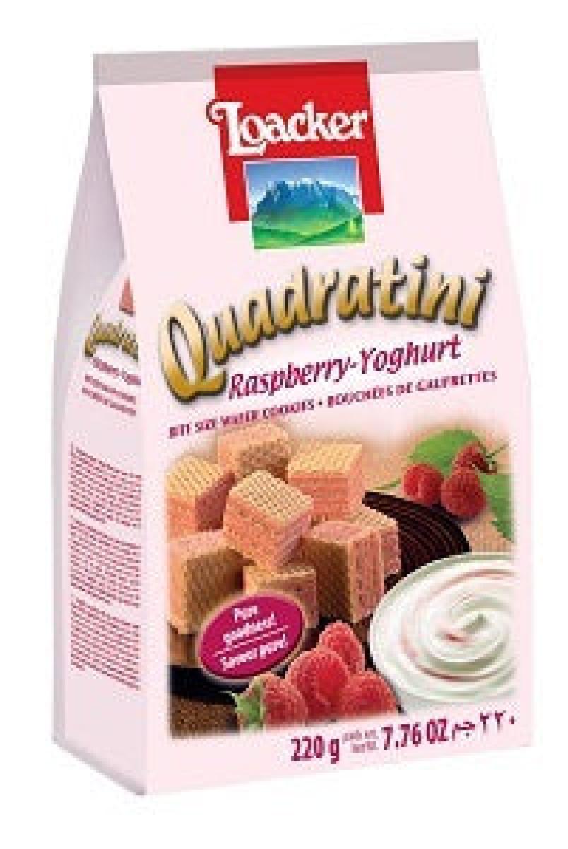 Quadratini Rasberry Yoghurt Wafer