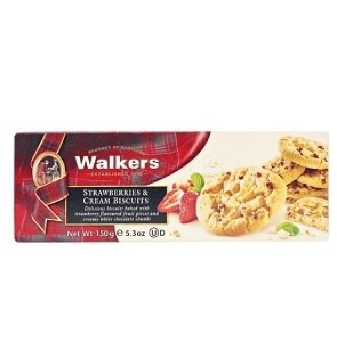 Strawberries & Cream Biscuits