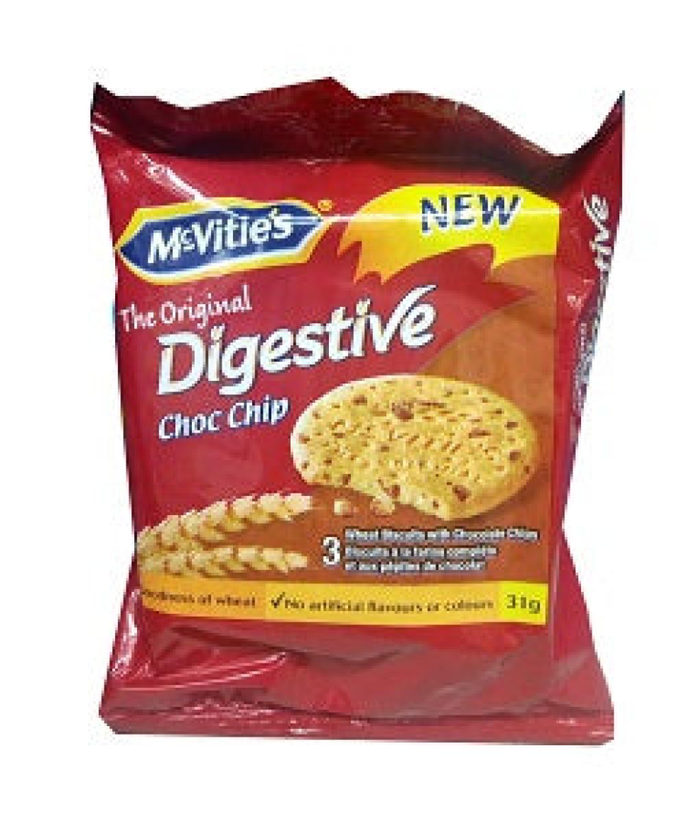 Digestive Choc Chip 31 g (NG) x8