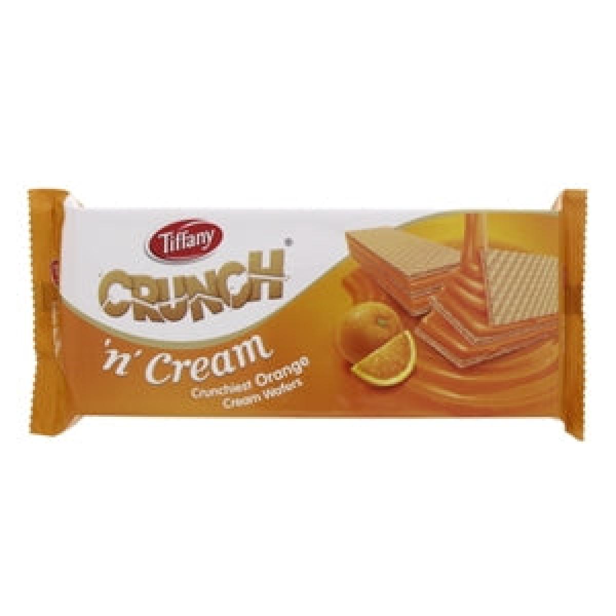 Crunch N Cream Wafers Orange
