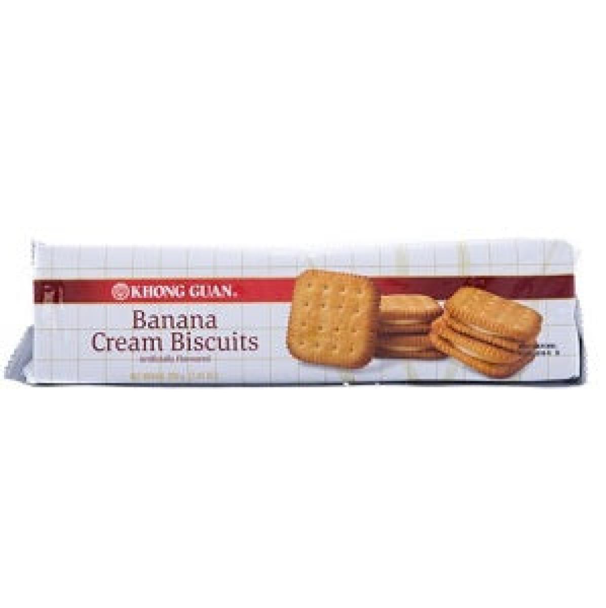 Banana Cream Biscuits