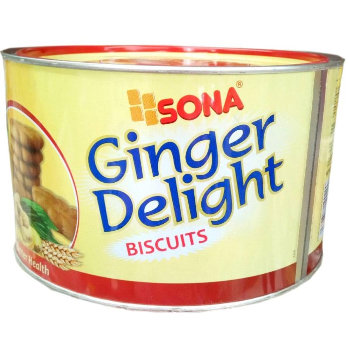 Ginger Delight Biscuits Tin