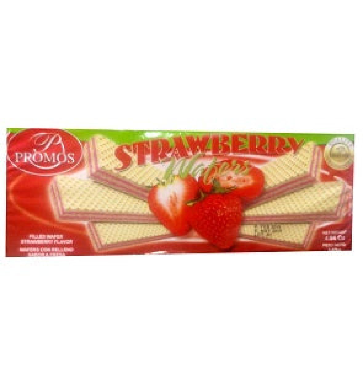 Wafers Strawberry Filled