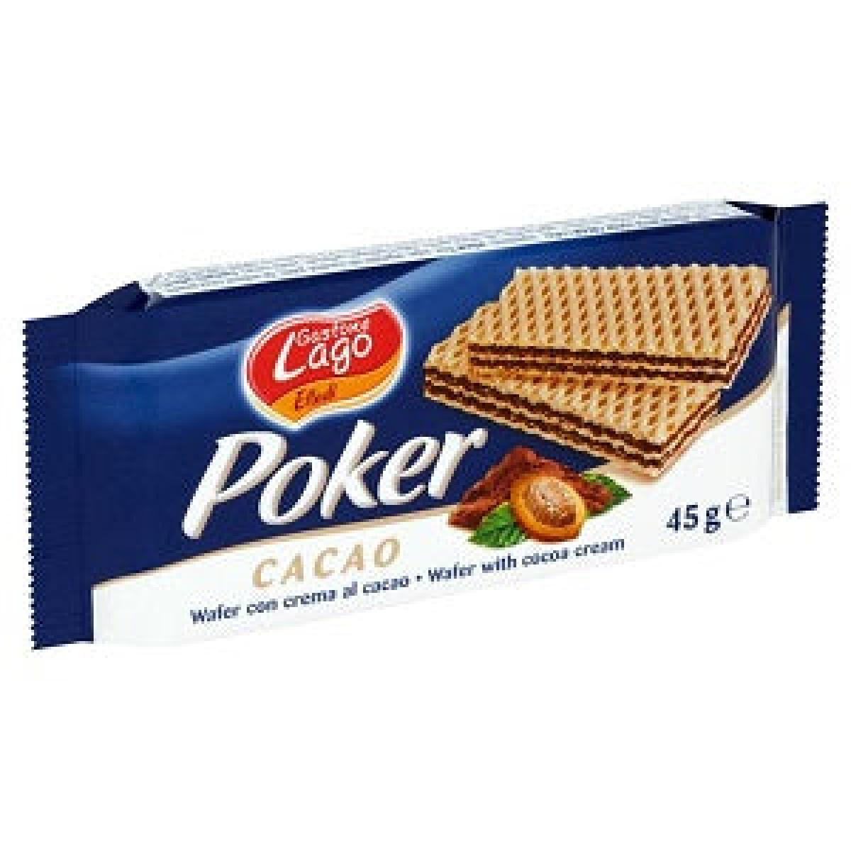 Poker Cocoa Cream Wafers