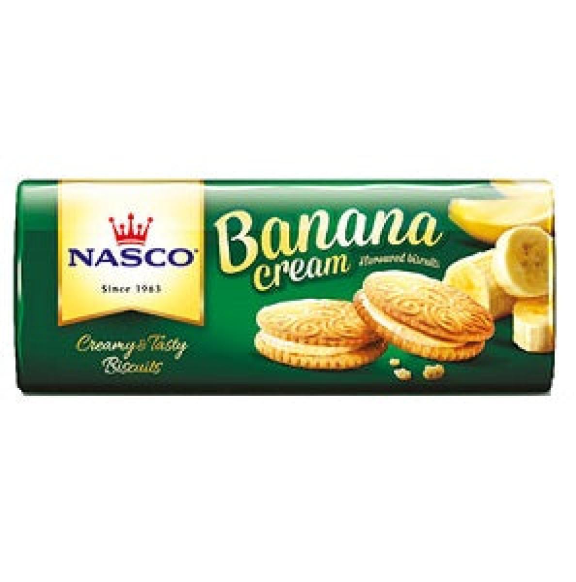 Cream Biscuits Banana