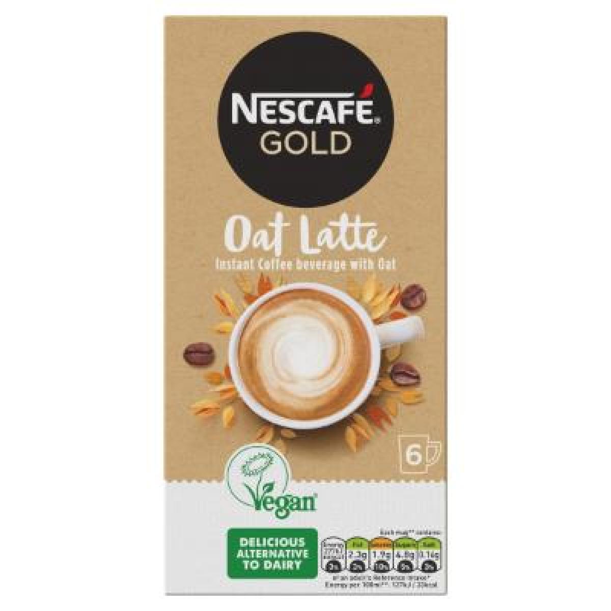 Gold Oat Latte Instant Coffee Beverage With Oat