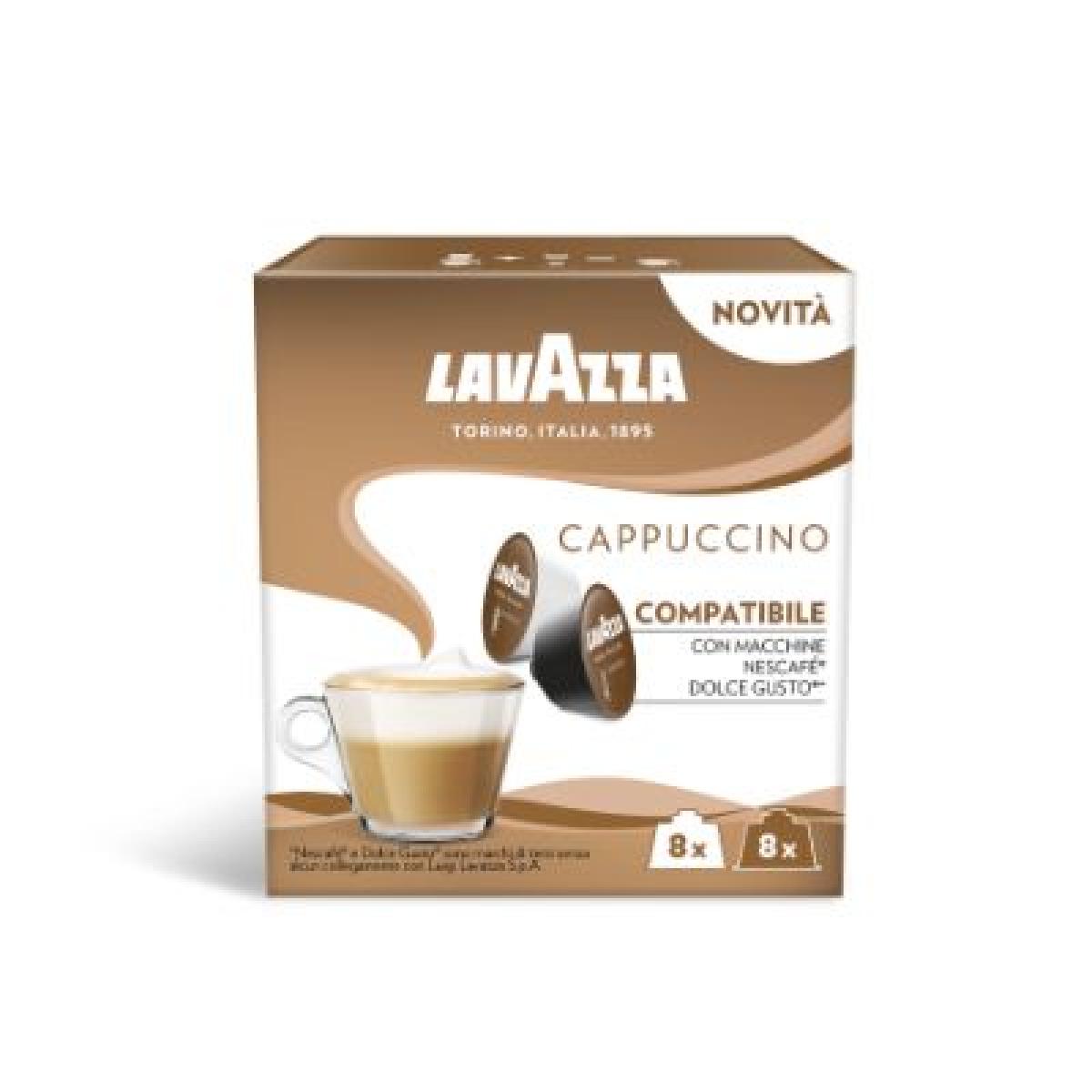 Cappuccino Compatible With Nescafe Dolce Gusto x8 Milk, x8 Coffee Capsules