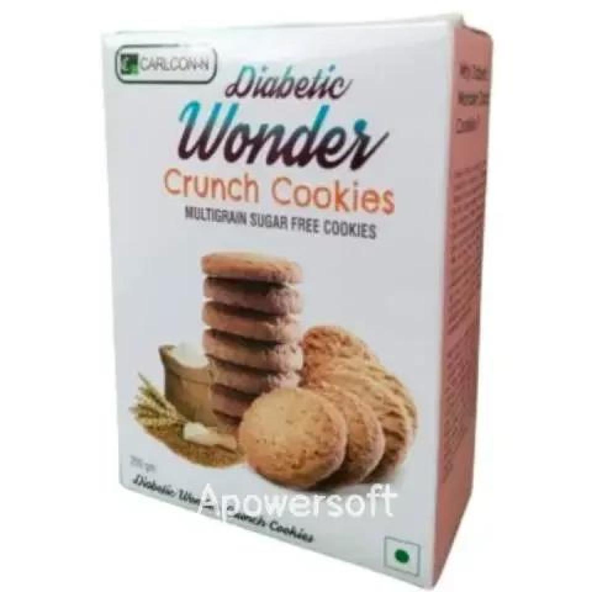 Diabetic Wonder Crunch Multi-Grain Cookies Sugar-Free