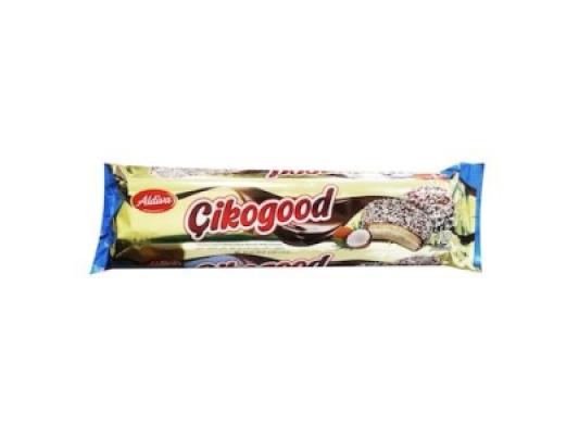 High Class Cocoa Coated Marshmallow Sandwich Biscuit With Coconut
