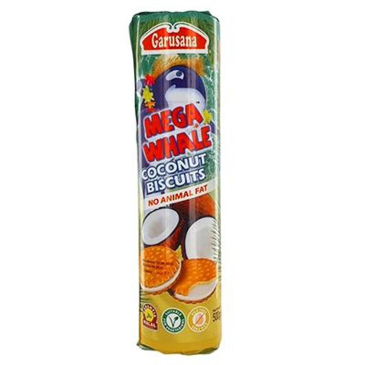 Mega Whale Cream Coconut Biscuits