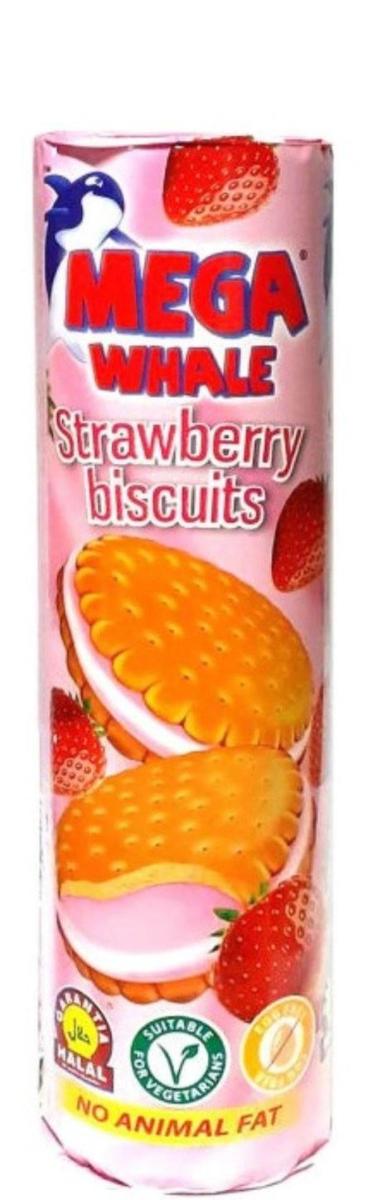 Cream Strawberry Biscuits