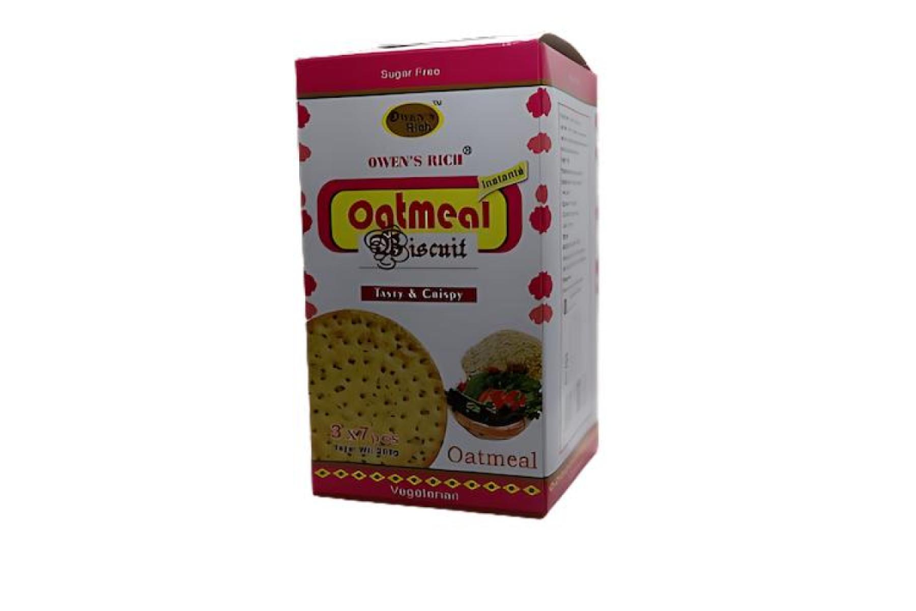 Rich Oatmeal Biscuits Sugar Free