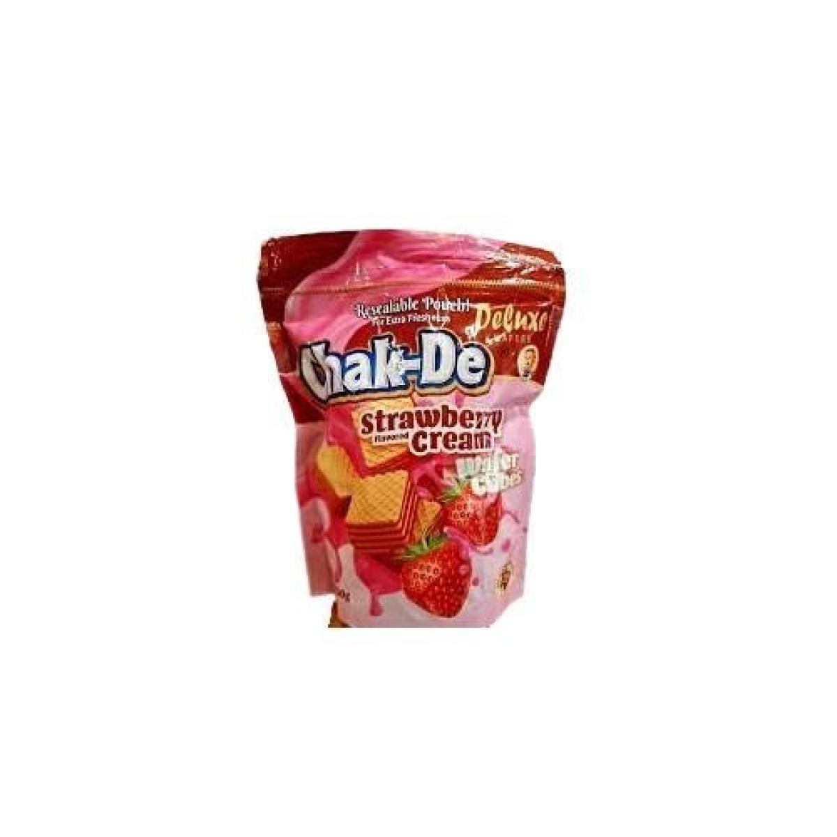 Wafer Cubes Strawberry Cream Resealable Pouch