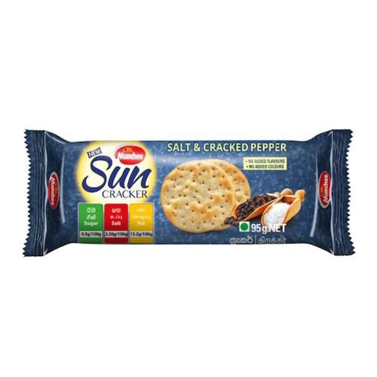 Sun Salt & Cracked Pepper Cracker Biscuit